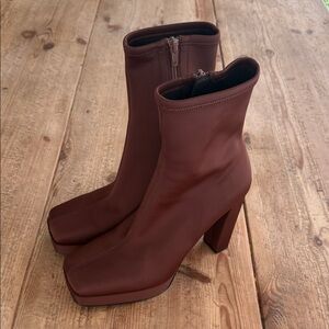 Jeffrey Campbell Arcadia Bootie in Brown